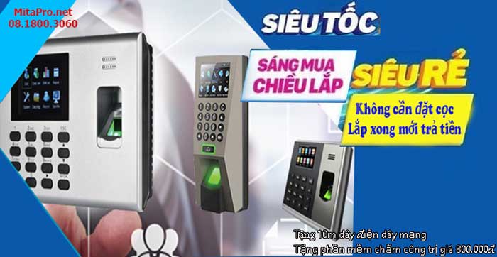 Dịch Vụ Cung Cấp Lắp Đặt Máy Chấm Công Tại Bình Dương